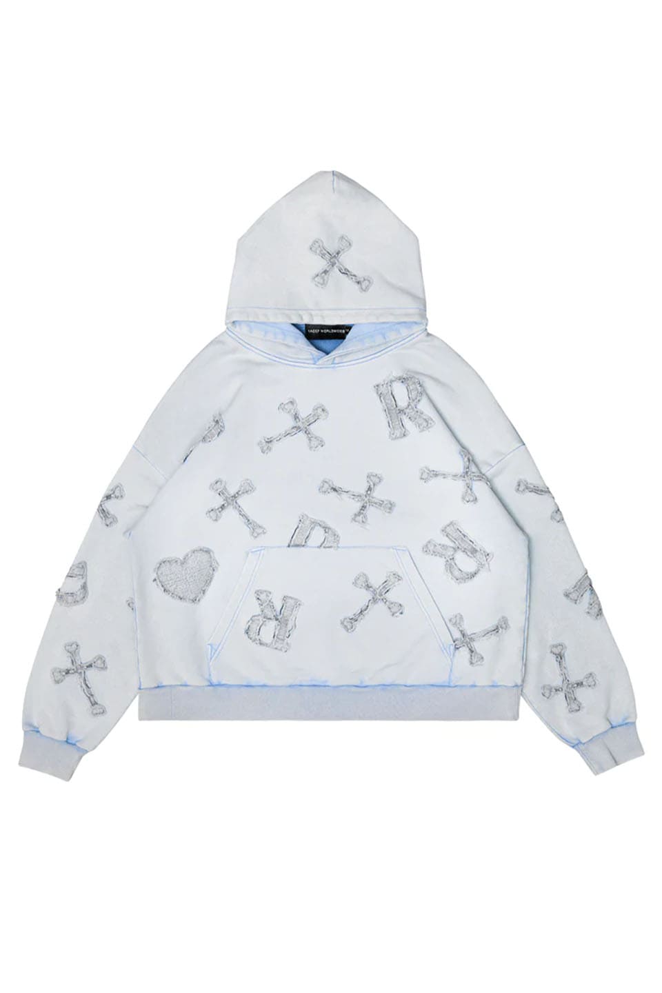 Washed Ice Patch Hoodie