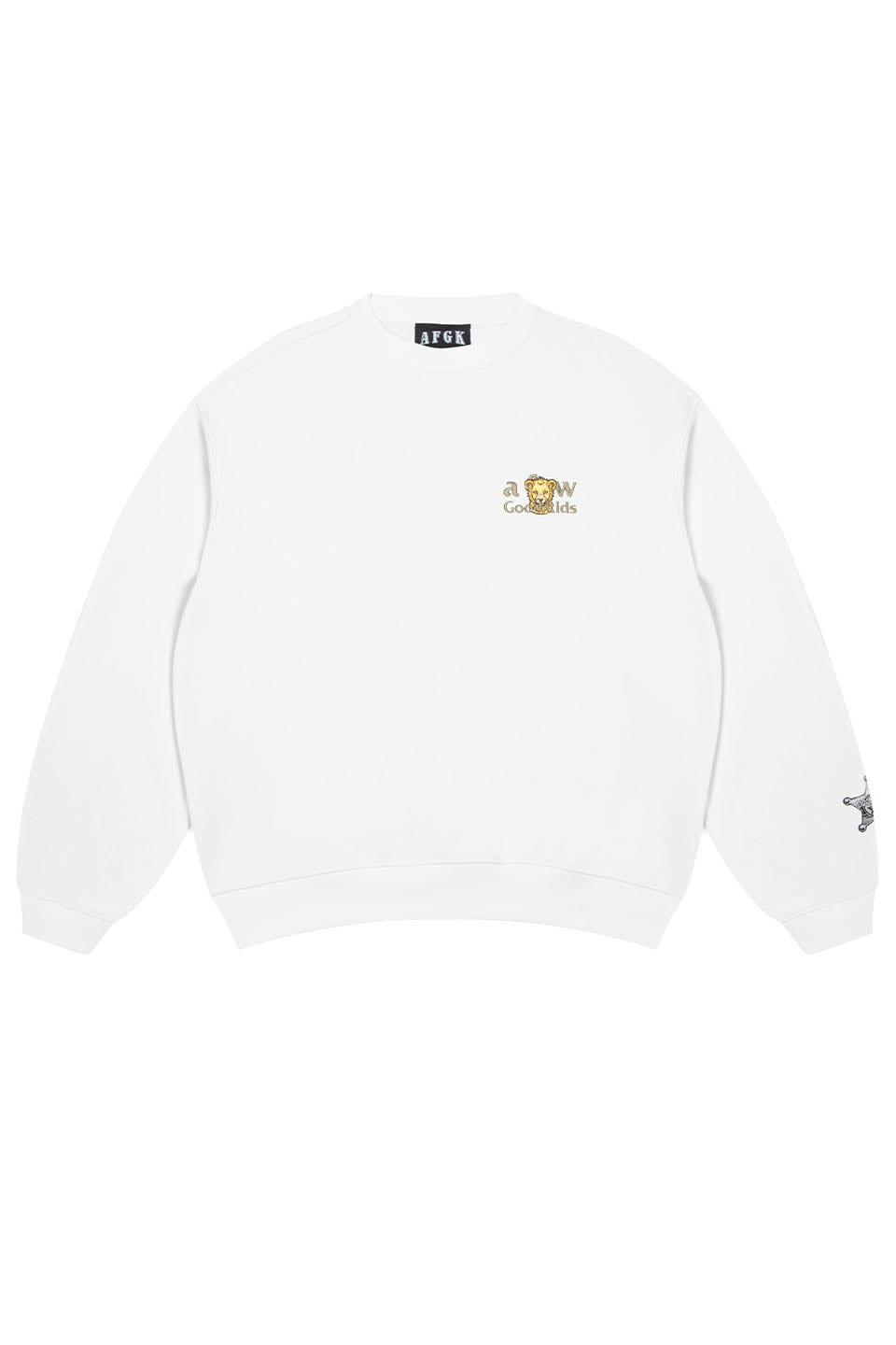 A FEW GOOD KIDS/アフューグッドキッズ LION LOGO CREW SWEAT スウェット-