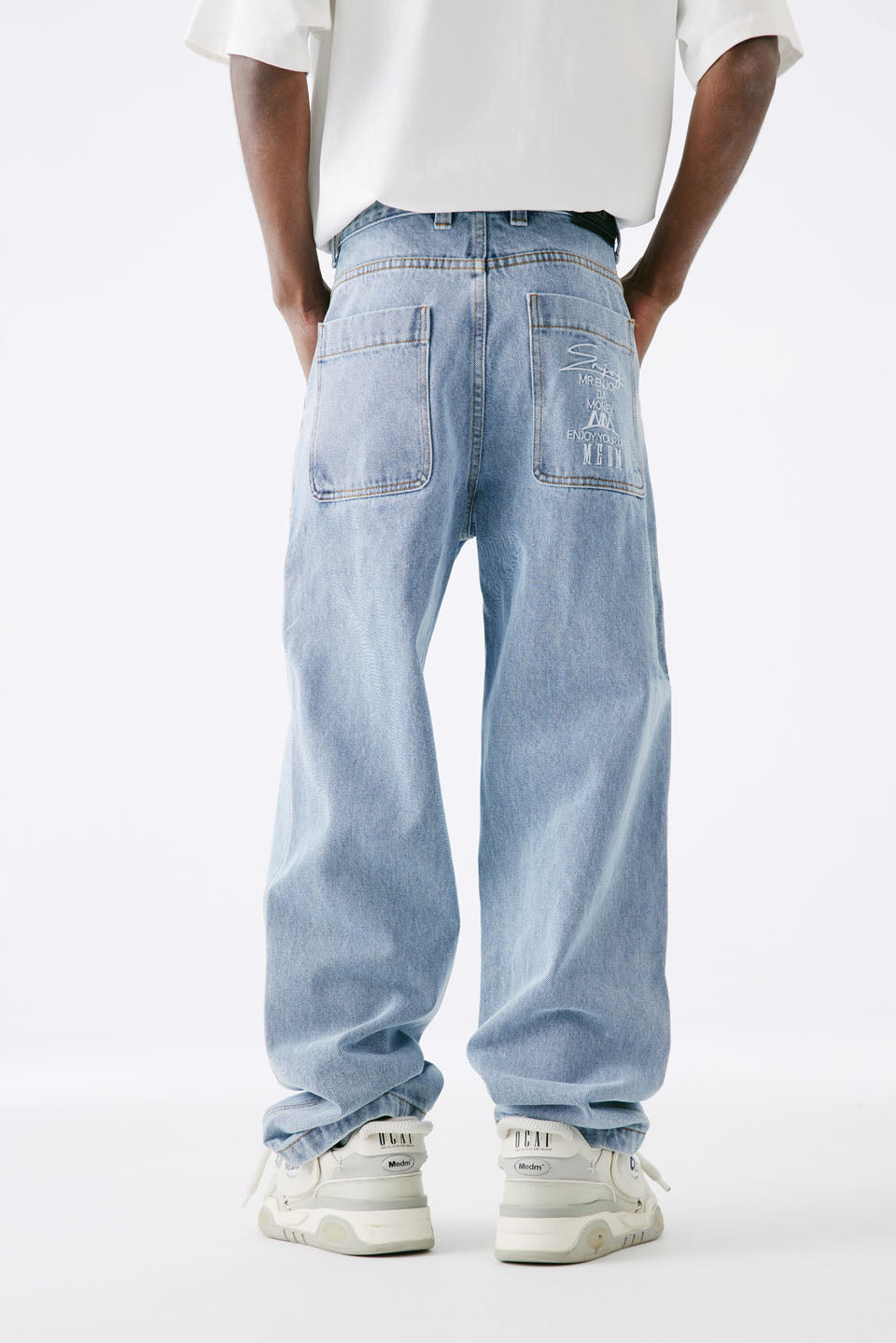 Basic denim trousers