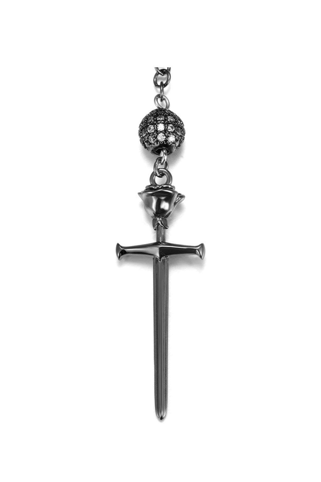 Sword And Rose Necklace