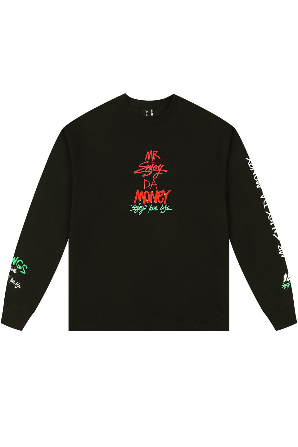 Graffiti Letters Printed Long Sleeves｜M.E.D.M｜ティーシャツ