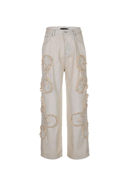 Clover Logo Patch Jeans