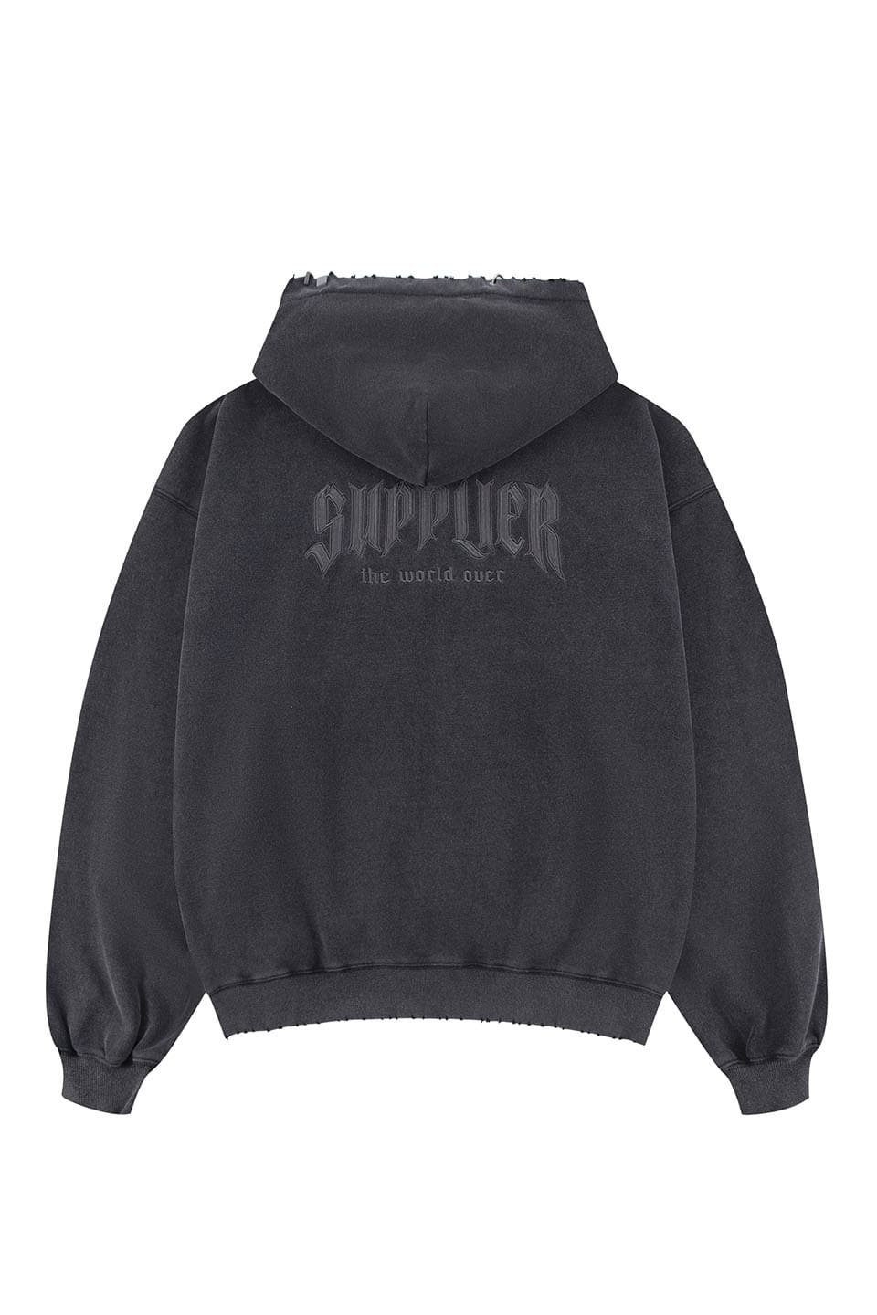 Vintage Wash Pierced Zip Hoodie｜SUPPLIER｜フーディー