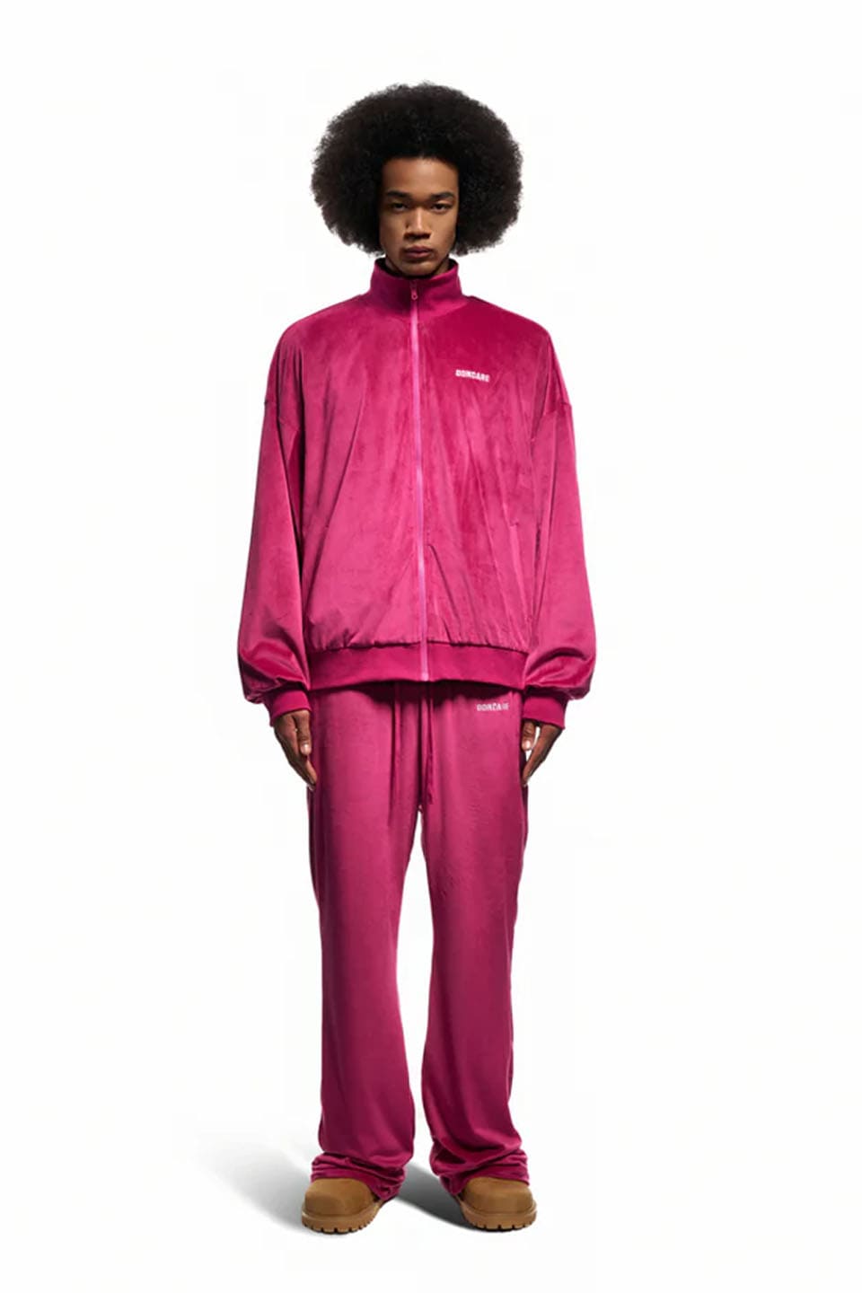 Polyester Velour Sweatpants