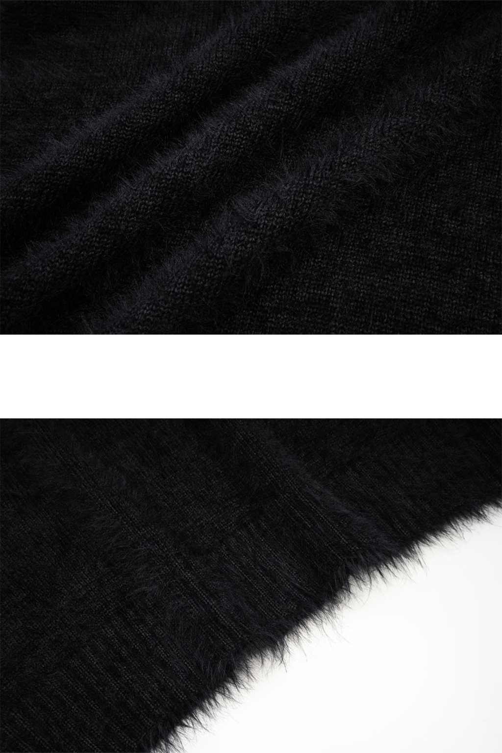 Cross Shaggy Knit