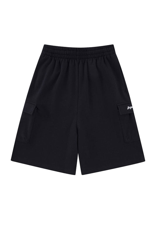 ANGEL Baggy Sweat Shorts Black