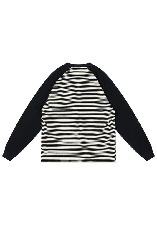 M Stripes Inserted Long Sleeves