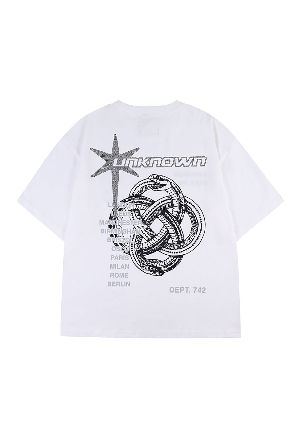 Tシャツ｜Unknown London (アンノウン・ロンドン)｜White Snake Tour Tee｜公式通販 SUPPLIER