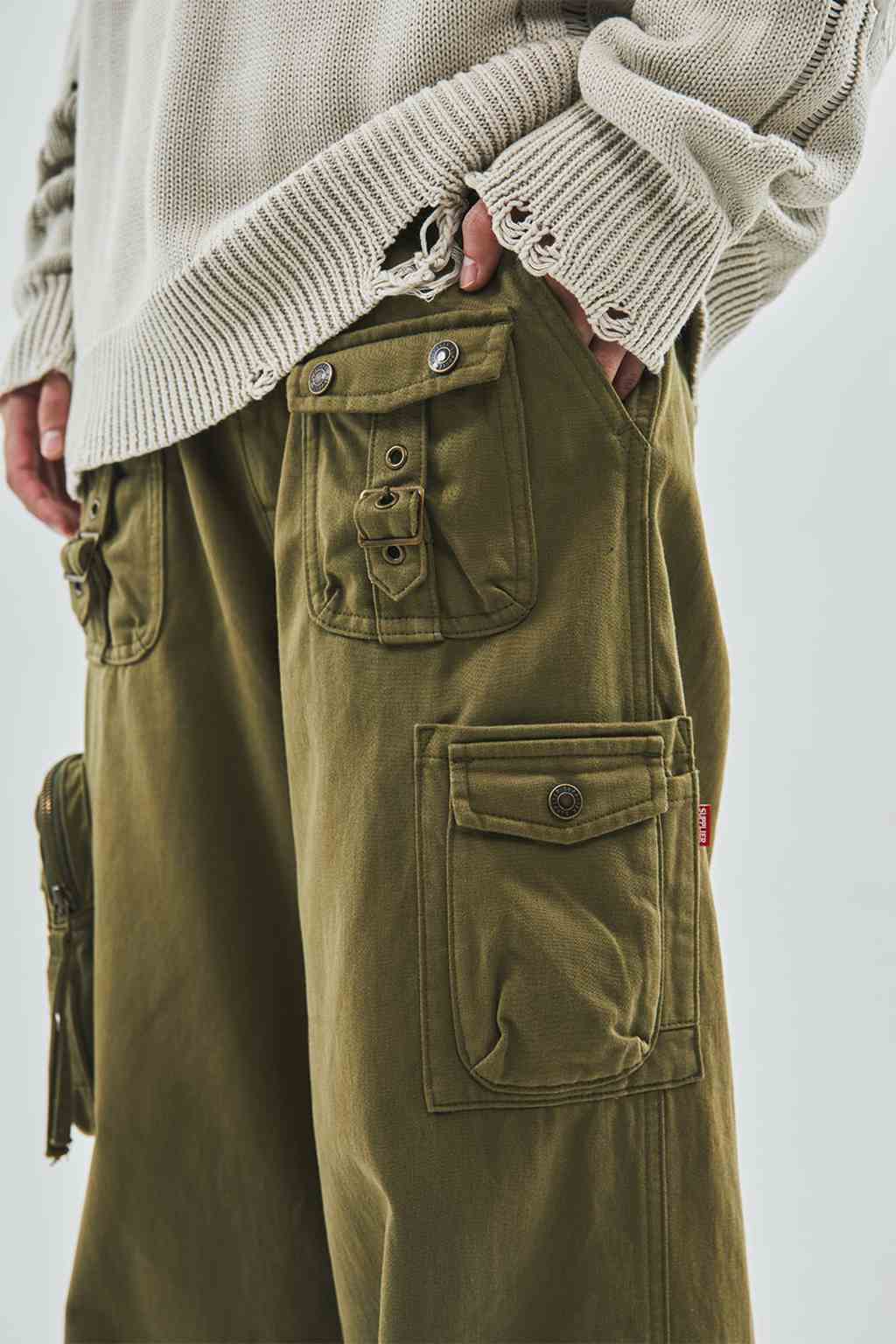 SUPPLIER サプライヤー Cargo Pants ワイド カーゴパンツMultiPocketCa