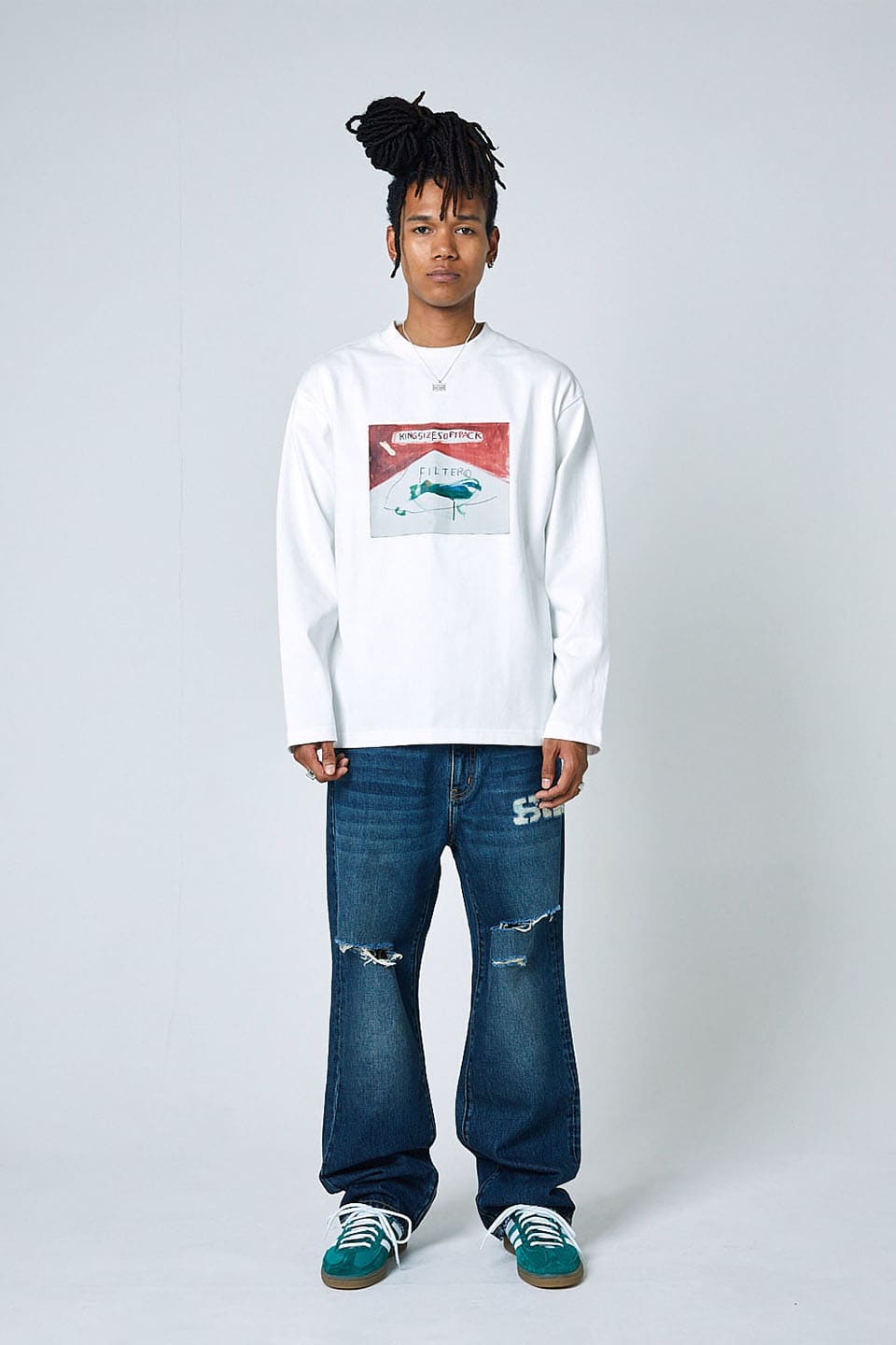 Basquiat King Size Soft Pack Long Sleeve Tee