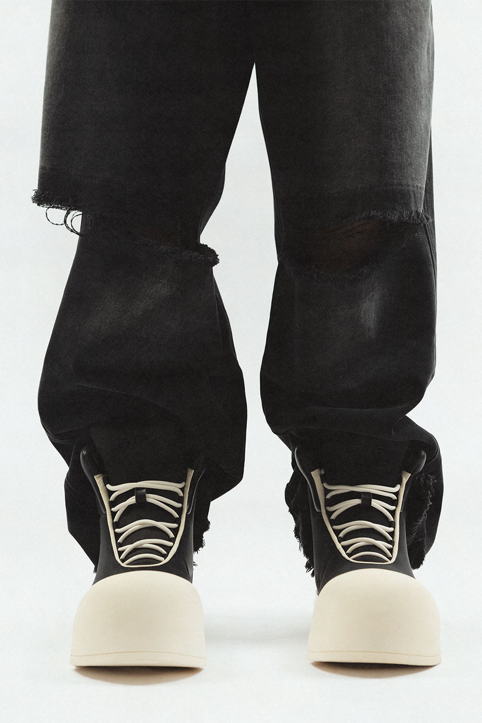Thick Soled High Top Boots