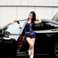 Eyelash Knit Halterneck Tank & Shorts Women's