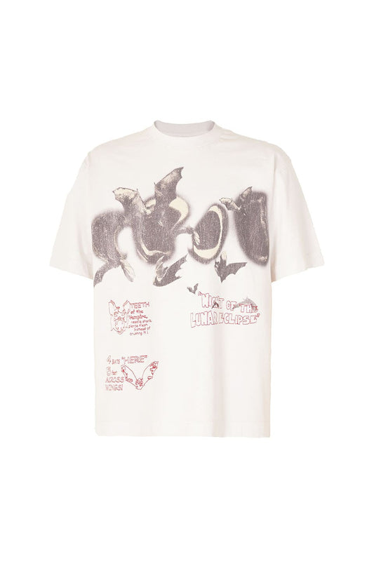 Moon Eating Night Washed Ss Tee