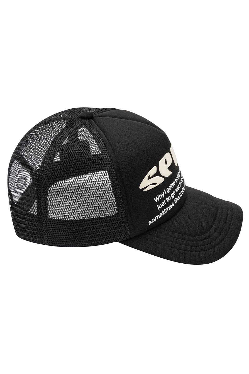 3house着用 キャップ random font logo mesh cap 3house着用 キャップ random font logo mesh cap