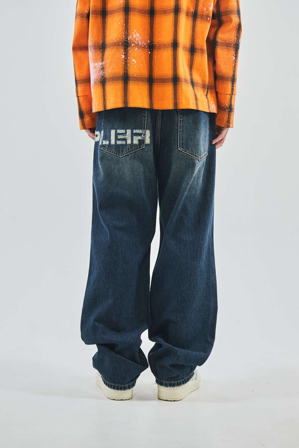 Logo Denim Pants