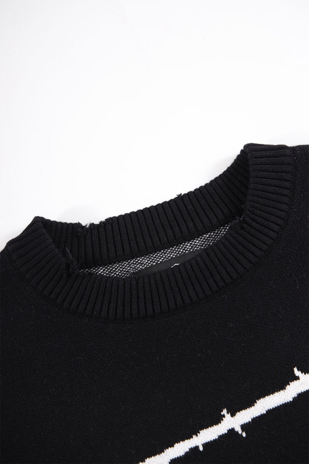 Barbed Wire Jacquard Knit