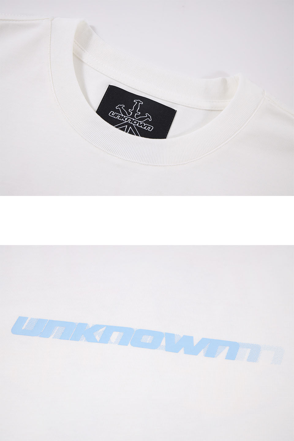 White Multi Unknown Logo Graphic Tee