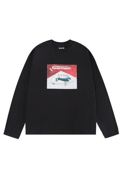 Basquiat King Size Soft Pack Long Sleeve Tee
