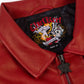 Washed Red Leather Jacket