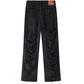 Back Distressed Denim Pants