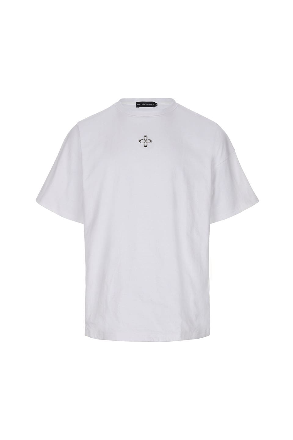 Unbalance Metal Clover Logo Slim T-Shirts
