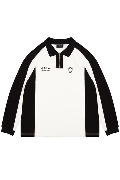 Zip Up Polo Shirt
