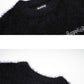 Cross Shaggy Knit