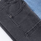 Bicolor Double Knee Shorts
