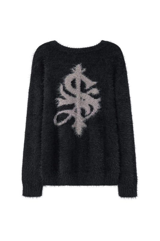 【予約商品】Cross Shaggy Knit【10月中旬お届け】