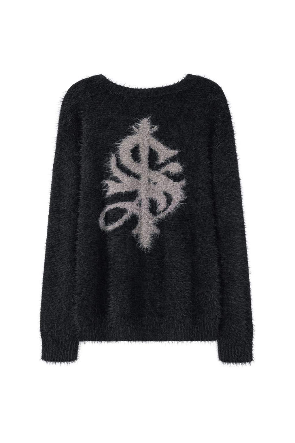 Cross Shaggy Knit