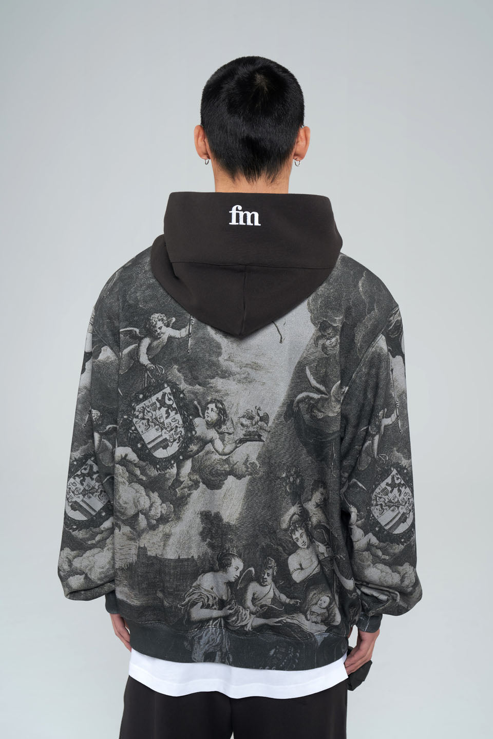 フーディ｜FMACM (エフエムエーシーエム)｜Full print embroidery FM hooded sweater｜公式通販  SUPPLIER（サプライヤー）