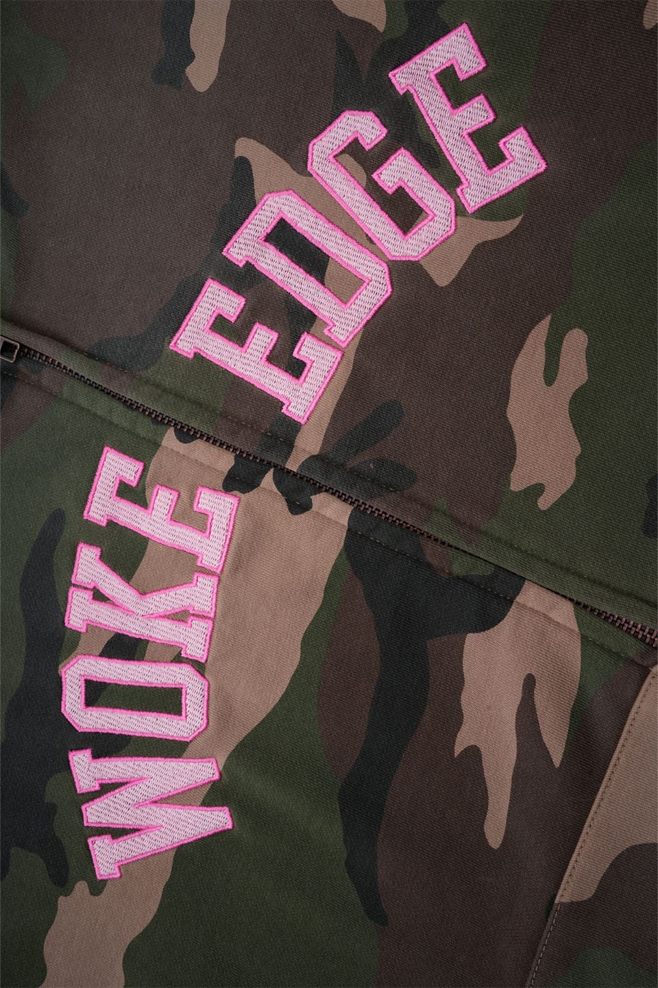 Splayed Camo Zip Hoodie