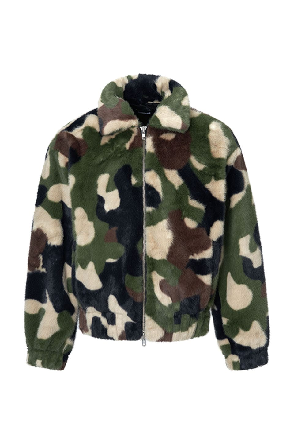 Camo Faux-Fur Coat