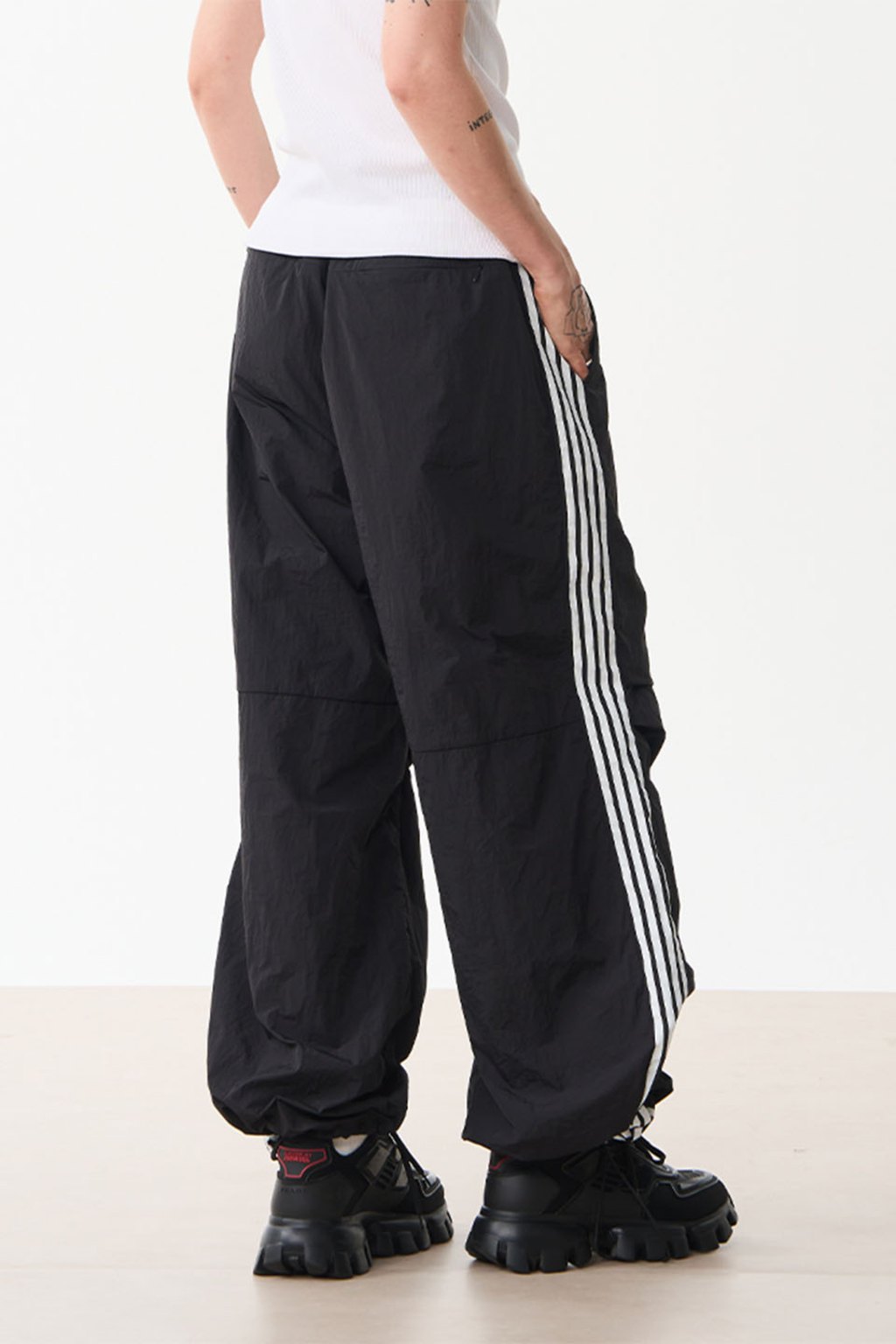 MODITEC モディテック M Striped Stitching Pants-