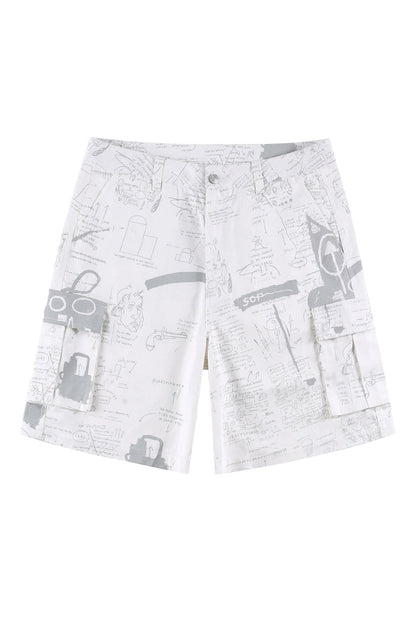 Basquiat Tuxedo Shorts