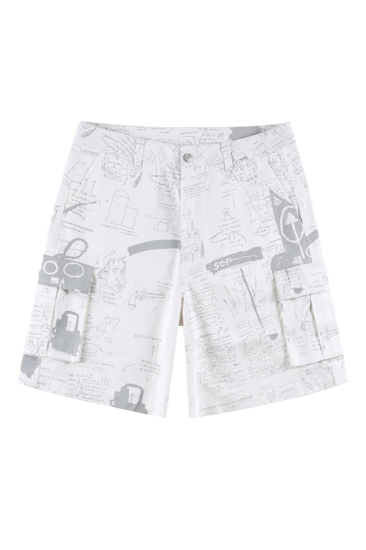 Basquiat Tuxedo Shorts