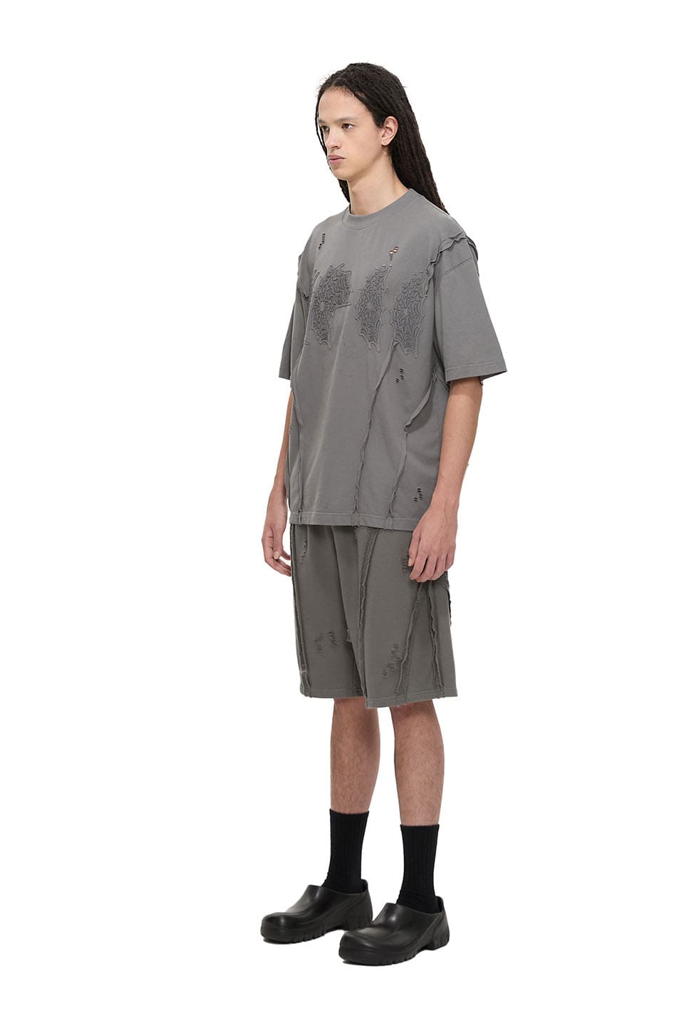 Moonstone Cobweb Patch Destroyed S/S Tee