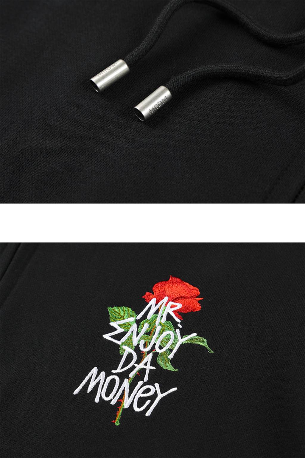 Rose Thorns Zipper Hoodie