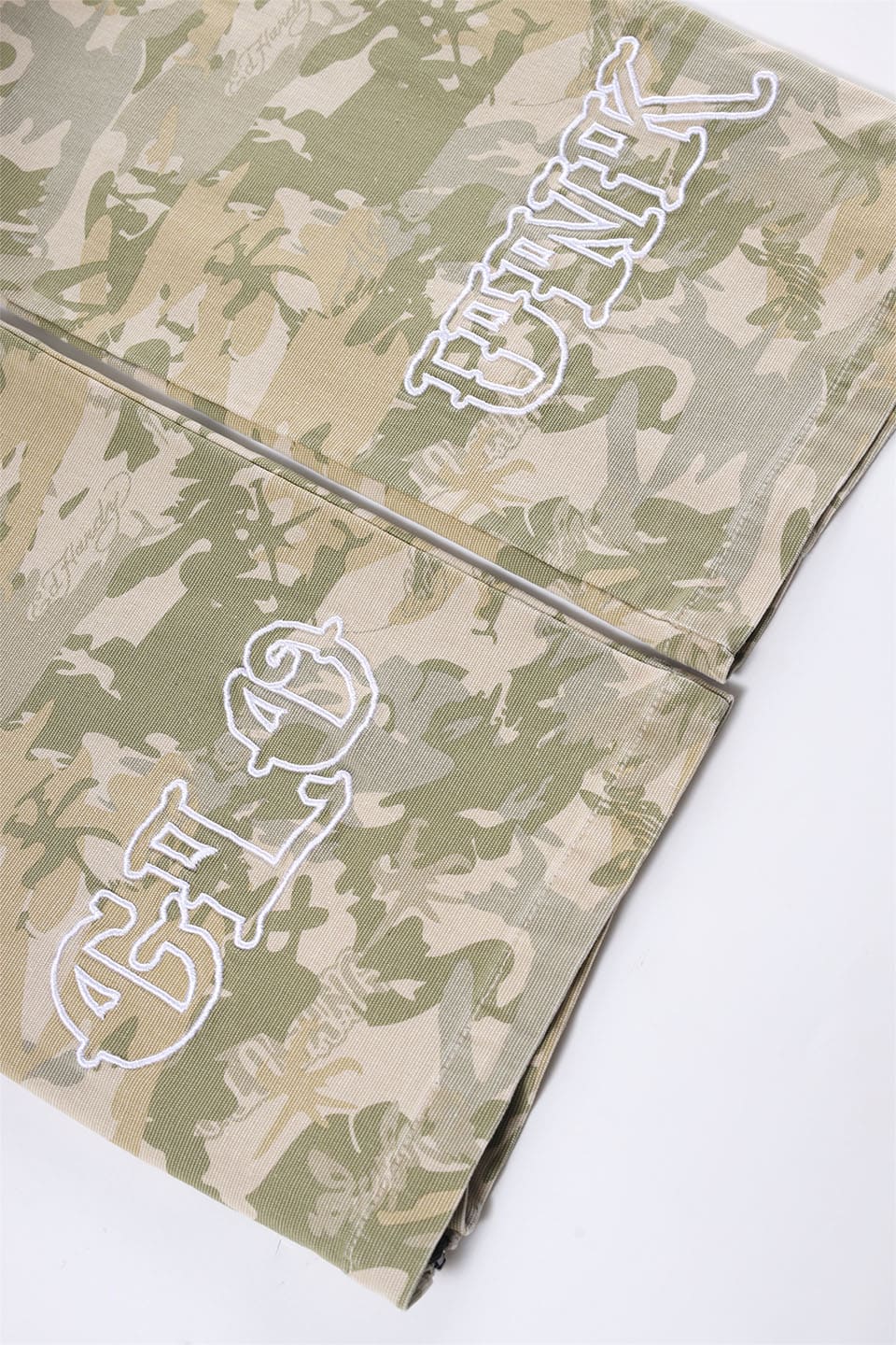 Camo Stacked Cargo Pants