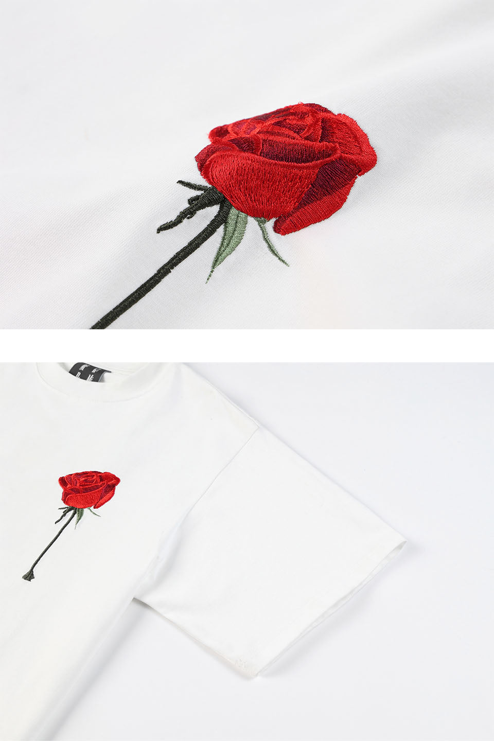 Rose Printed Short Sleeve