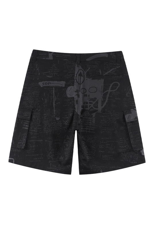Basquiat Tuxedo Shorts