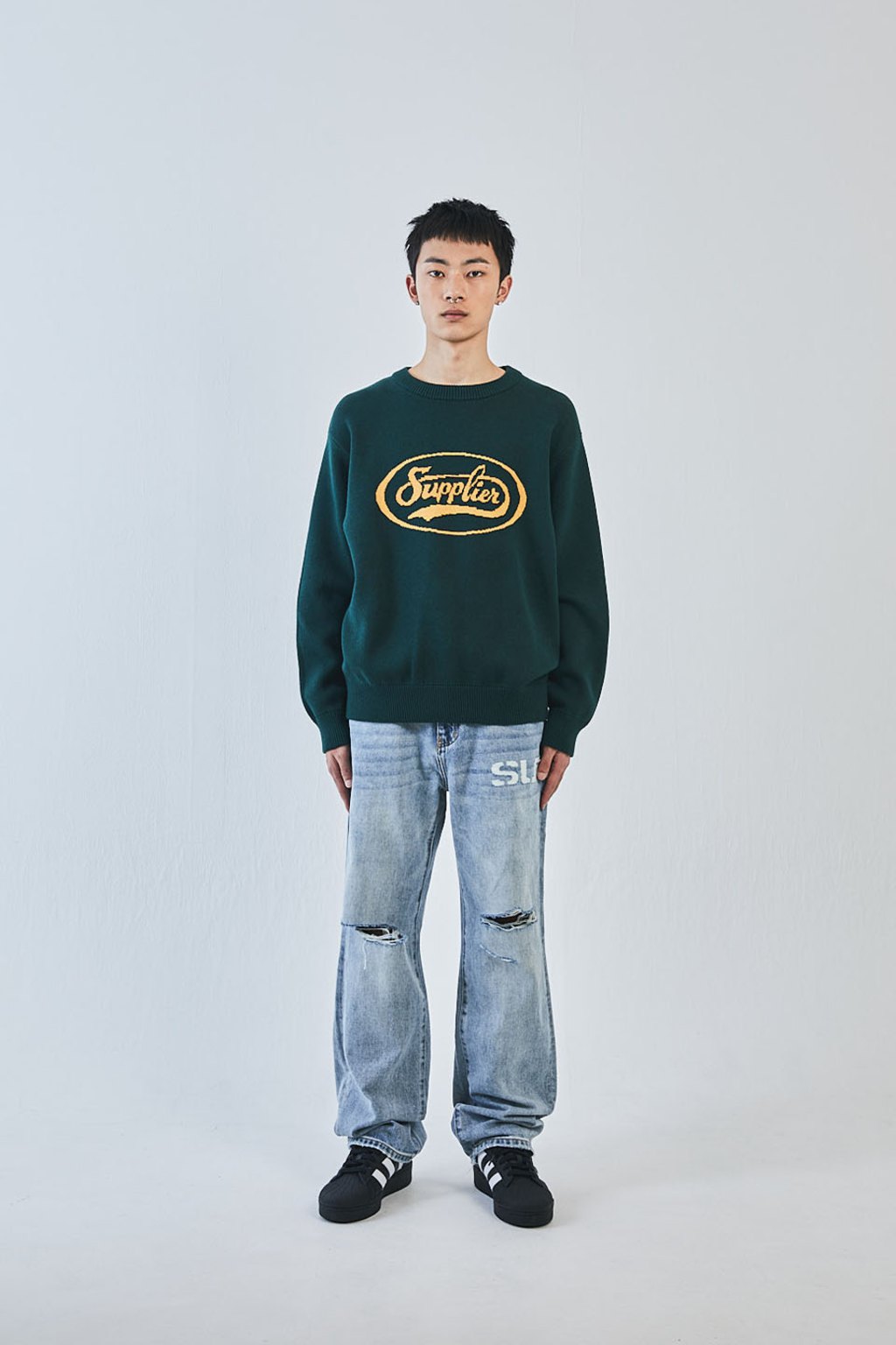 Coca Logo Crew Knit｜SUPPLIER｜ニット