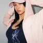 Shiny Cross Rhinestone Mesh Cap