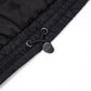 Black Reflective Zip Panel Jacket