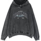 Vintage Wash College Logo Hoodie