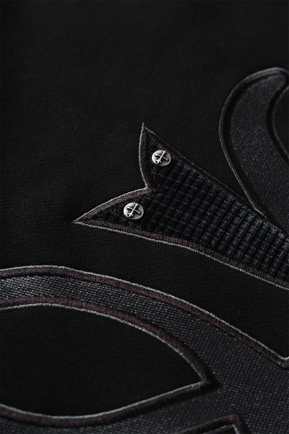 Studs Cross Hoodie