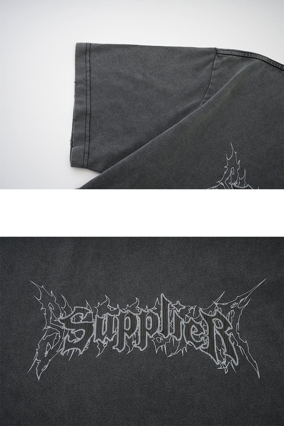 Metal Iron Logo Tee｜SUPPLIER｜ティーシャツ