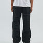 Back Distressed Denim Pants