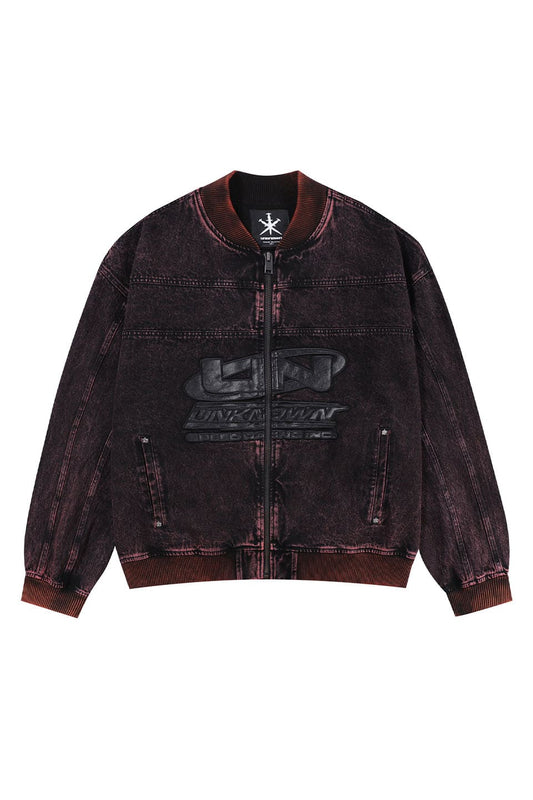 Oversized Nascar Denim Jacket