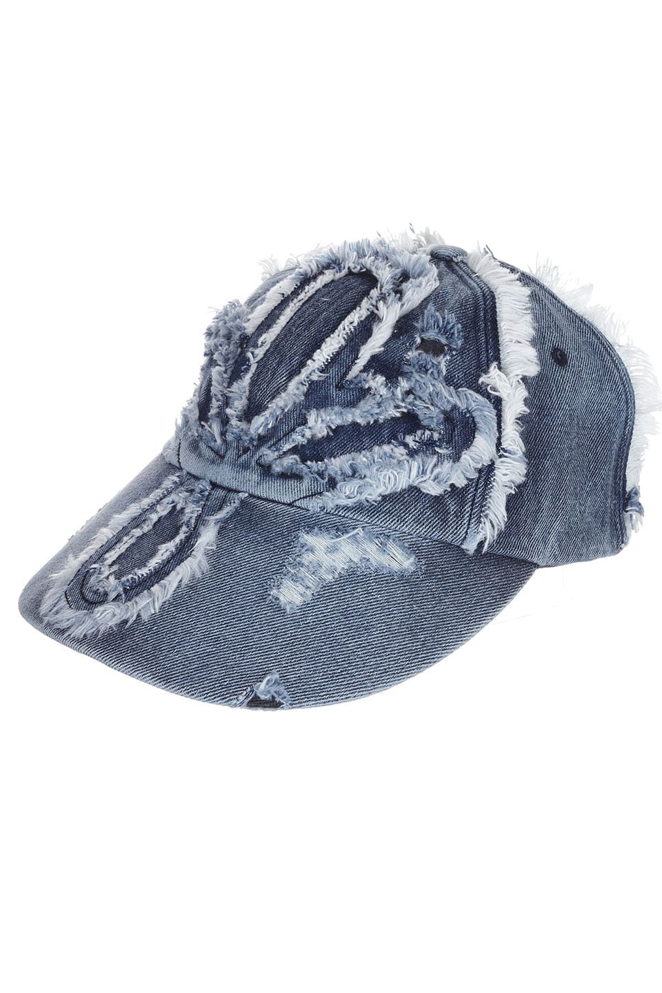 Clover Patched Denim Cap